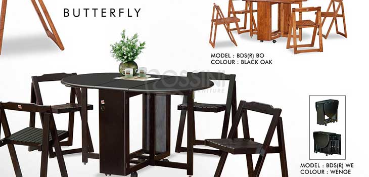 BUTTERFLY Dining Set 1+4