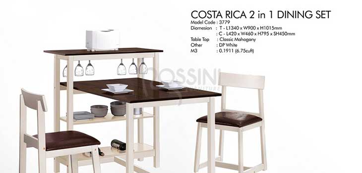 COSTA RICA 2 in 1 Dining Set